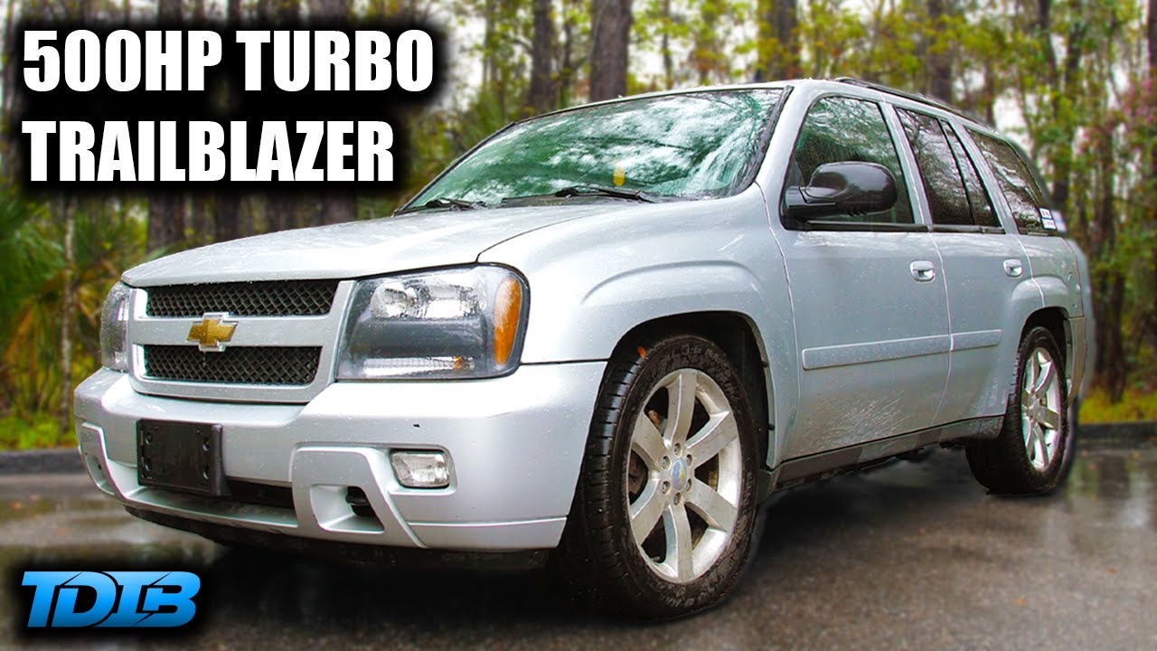 BIG TURBO Chevy Trailblazer is the Ultimate Tuner Troll (6 cylinder turbo?)