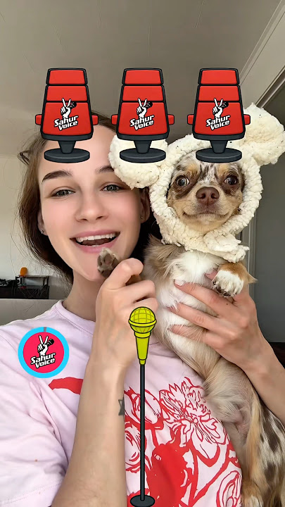 Suara Tik Tok dengan Anjingku🤪😎 LAGU LABUBU🤓😝