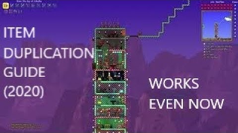Item Duplication Guide - Terraria 1.3 LATEST VERSION ( STILL WORKS IN 2020 )