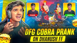 😎DFG COBRA PRANK 😱ON DHANUSH FF | 1V4🔥 | FREE FIRE IN TELUGU #freefire #cobra999 #dfg screenshot 5