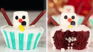 Fun Christmas Dessert Ideas Yummy Diy Snowman Cupcakes And More Christmas Treats