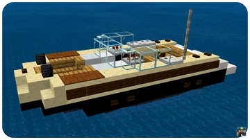 Minecraft: How to Build a Speedboat in Minecraft | Minecraft Speedboat Tutorial