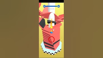 STACK BALL level 61 walkthrough solution#shorts