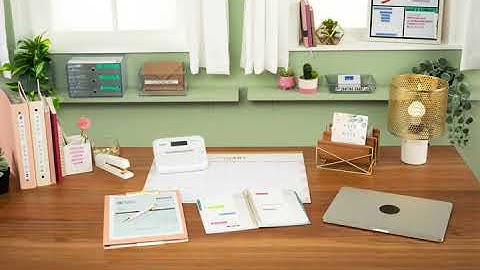The P-touch PT-D410 Label Maker, Designed for More Efficient Home Office Organization