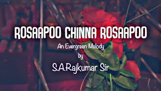 Suryavamsam- Rosappu Chinna (cover) | TajmeelSherif | Lyrical Video