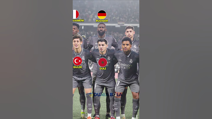 Rayo Vallecano 3-3 Real Madrid La Liga 2024⚫Player's Nation #shorts #realmadrid #duniabola