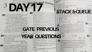 GATE 2026 DS Stack and Queue  PYQ's  |  Day 17