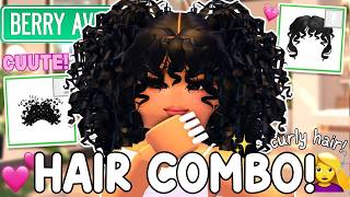 Cutest CURLY GIRL HAIR COMBO + HAIRSTYLE TUTORIAL For Berry Avenue!