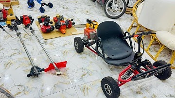 ( Có Giá)Xe 2 Thì Địa Hình - Máy Cắt Cỏ VIP. So sánh Kom4 vs G4K Komatsu. LH 0902413636