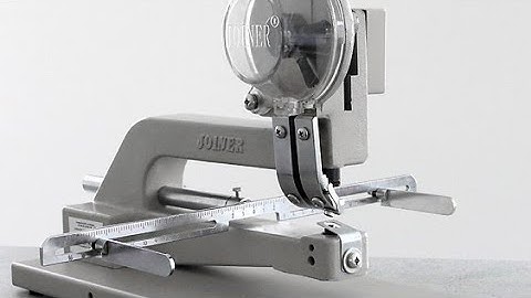 SINGLE HEAD EYELET MACHINE