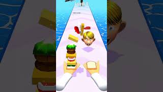 😱Building the BIGGEST sandwich ever 🥪 #mobilegame #gaming #shorts