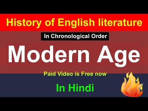 Modern Period in English Literature | modernism | History of English Literature | 20th century