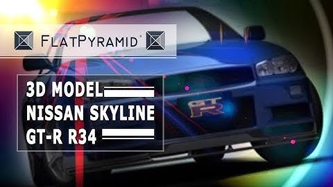 3D Model Nissan Skyline GT-R R34 Review