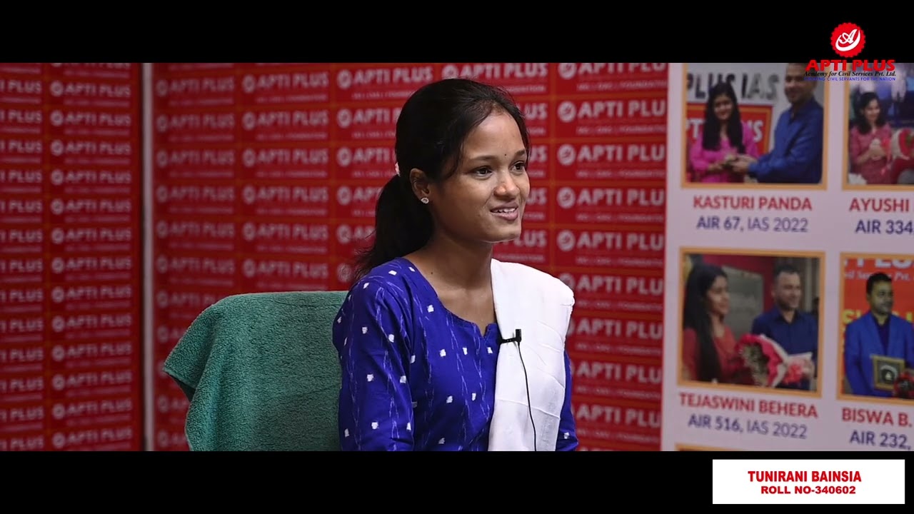 TUNIRANI BAINSIA  || RANK 357  || OAS 2023 || Mock Interview || APTI PLUS