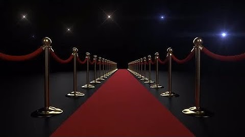 Red Carpet - Transparent, Seamless Loops Stock Motion Graphics