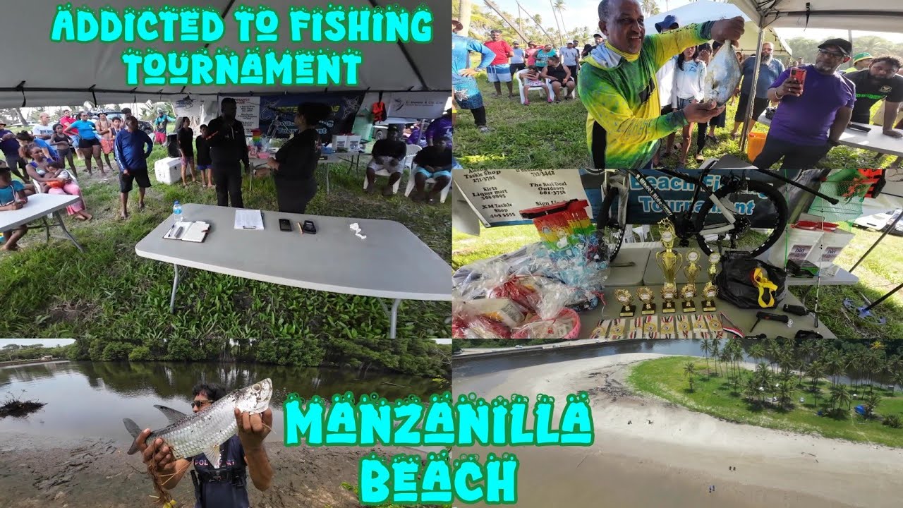 Beach fishing tournament 2025 at Manzanilla.