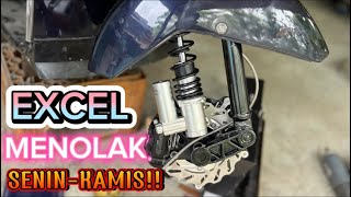 Pasang cakram gs scooter & sokbreker gs scooter di vespa excel ❗️❗️