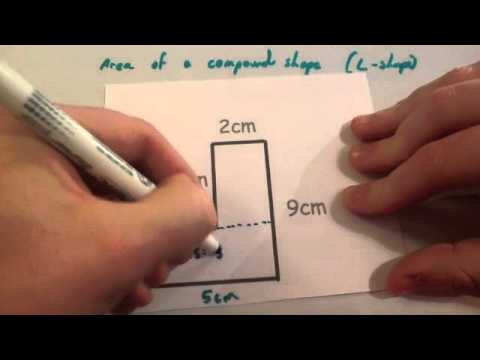 Area of an L-shape - Corbettmaths