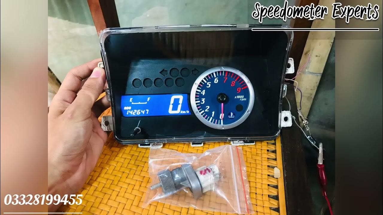 Suzuki Mehran digital rpm meter YouTube