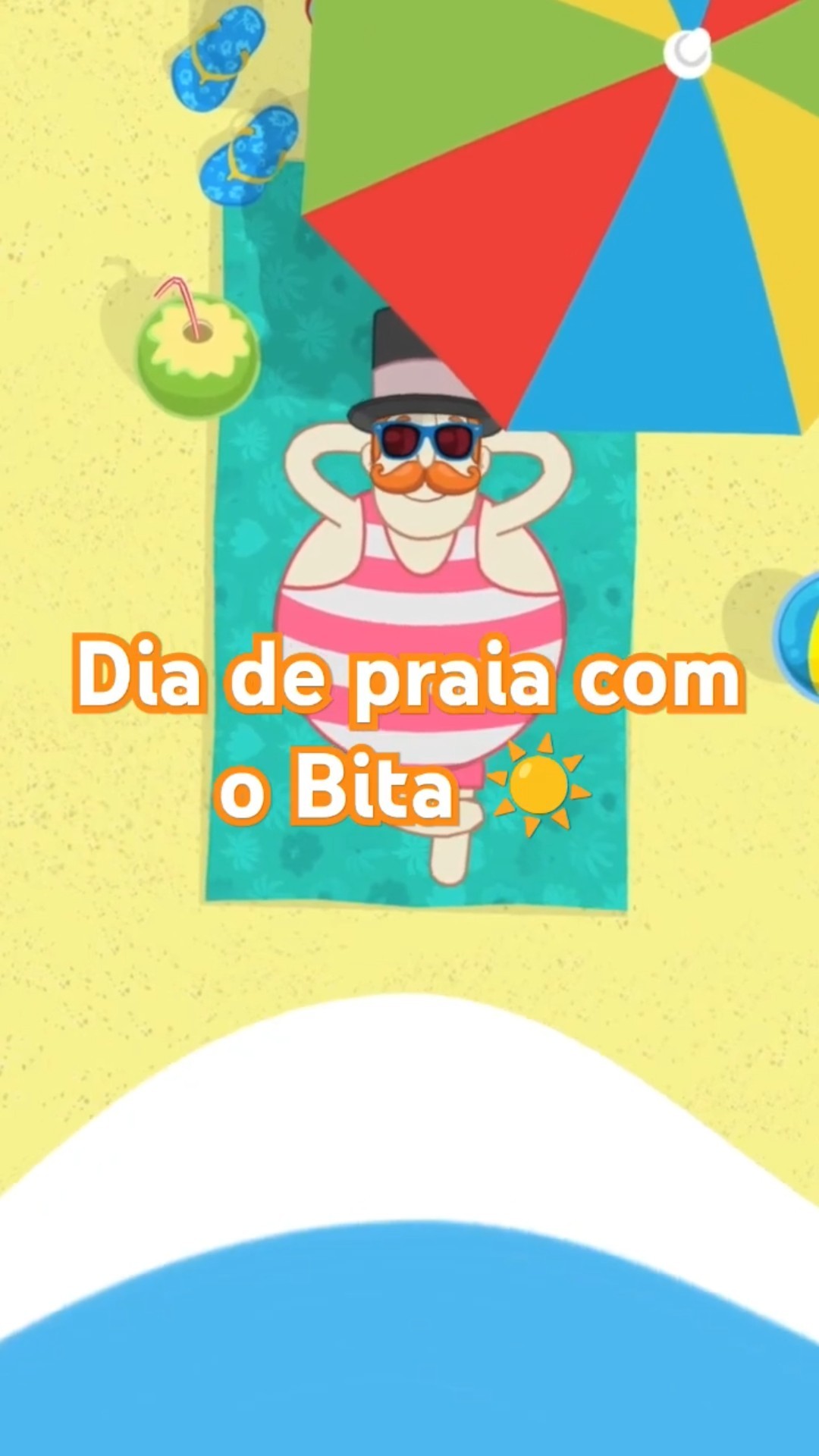 Um chuá-tchibum super divertido com a turminha! ??#shorts #mundobita