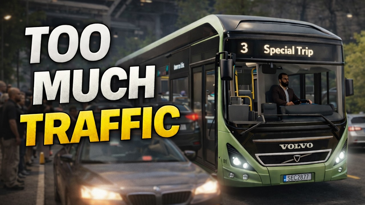 Driving a Volvo 7900 bus on the highway - Bus Simulator 21