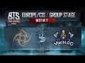 NiP vs Vikin.gg Game 1 - BTS Pro Series 3 Europe/CIS: Groups w/ KillerPigeon &amp; Pajkatt