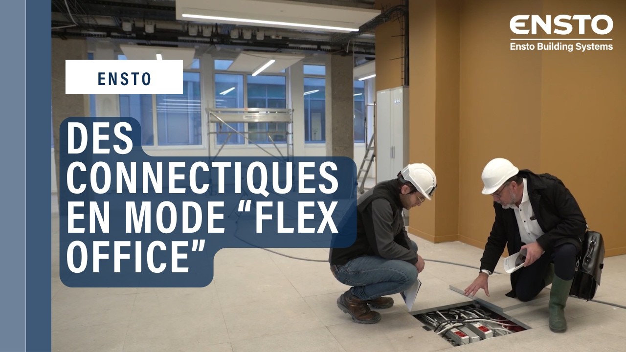 Reportage à Montreuil : un raccordement ultra-simple des postes de travail grâce à ENSTO