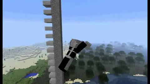 Minecraft smart moving mod showcase