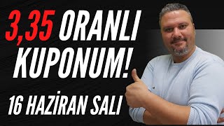 3,35 Oranli Kuponum 16 Hazi̇ran İddaa Tahmi̇nleri̇ Yorum Ve İzleri̇ Iddaabilir