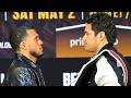 David Benavidez SIZES UP bigger Zurdo Ramirez at Face Off!