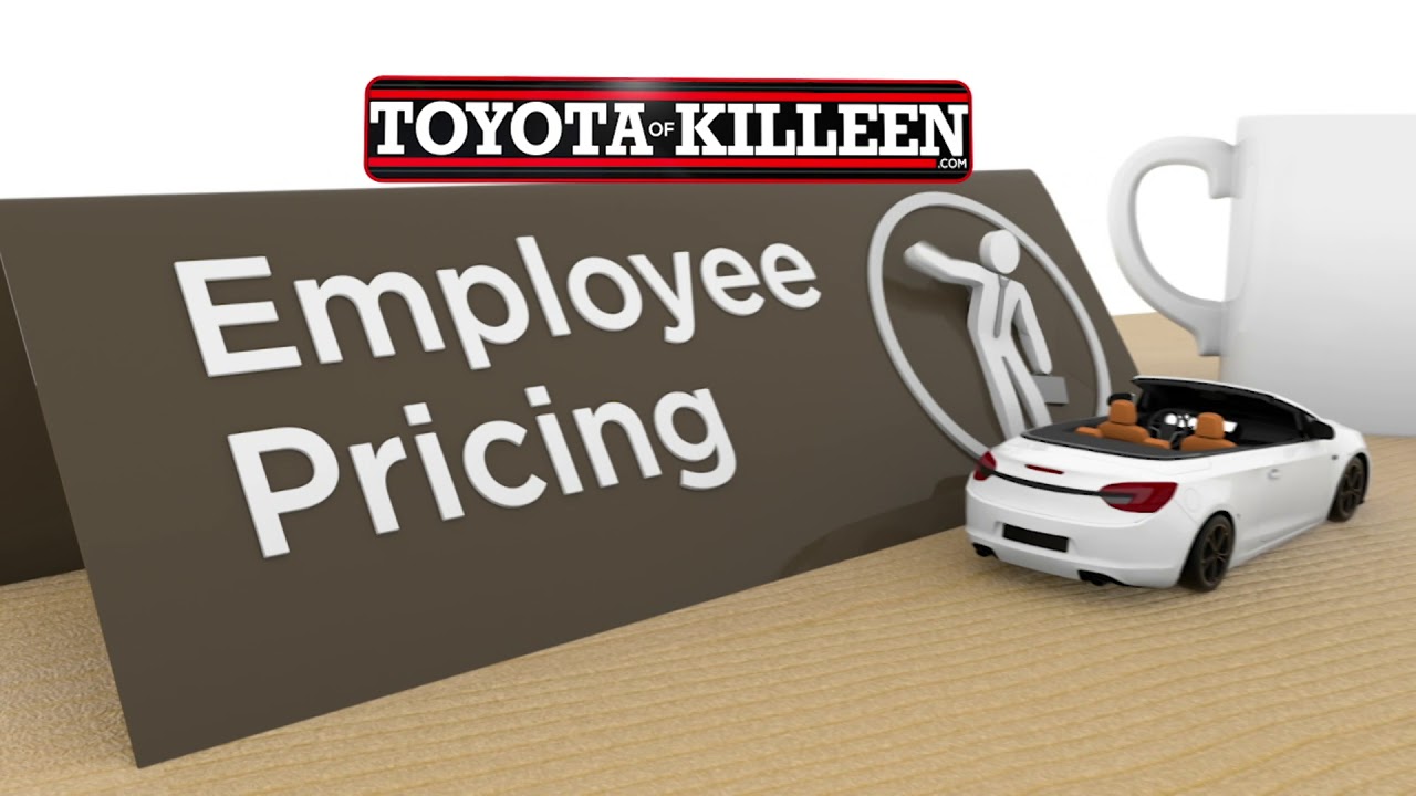 It's The Annual Employee Pricing Program At Toyota Of Killeen! - YouTube