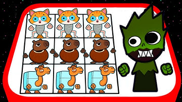 Brainzot Monster : Merge Battle - New Max Level Merge Battle Mobile Gameplay! 