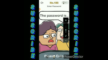 Brain Out Level 182 Enter Password Answer Walkthrough #shorts #zcngames #riddle