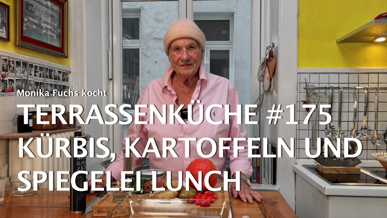 Kürbis, Kartoffel und Spiegelei Lunch - Terrassenküche Nr 175