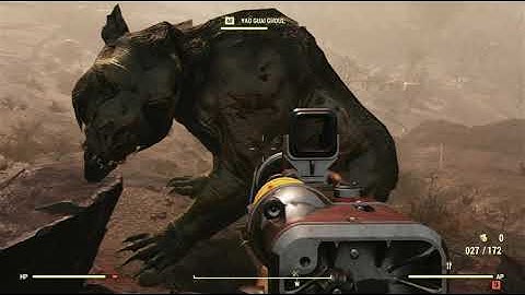 *Yao Guai Ghoul* - Fallout 76 Random Encounter