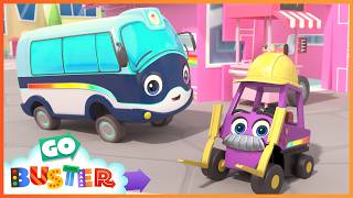 trapped ice cream thieves go buster bus cartoons kids stories