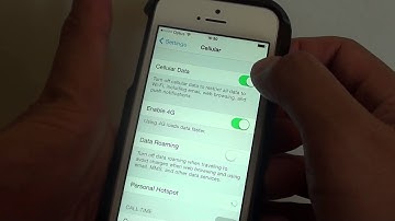 iPhone 5S: How to Enable/Disable Celluar Data