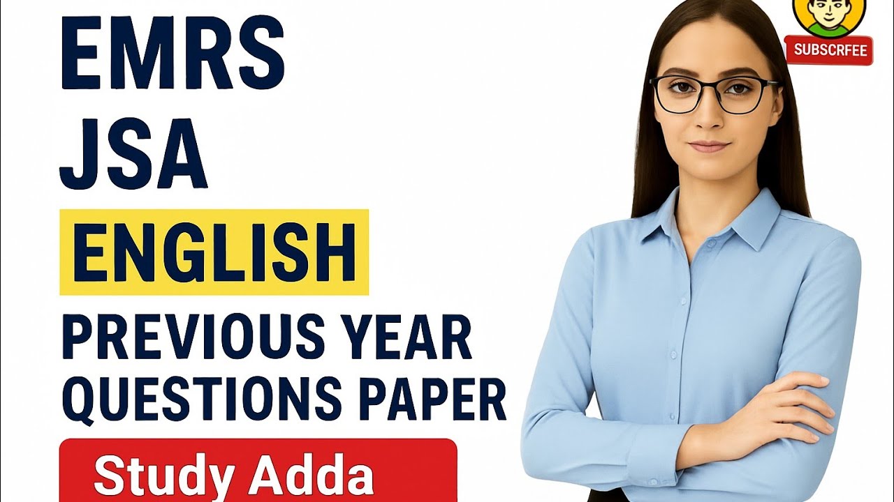 EMRS 2025 | English | JSA | previous year question paper 
