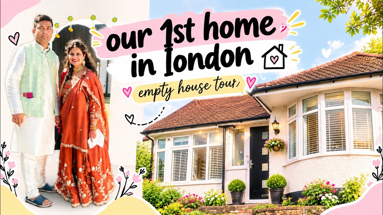 Finally Showing You Our New Home in London 🥹 | Empty House Tour