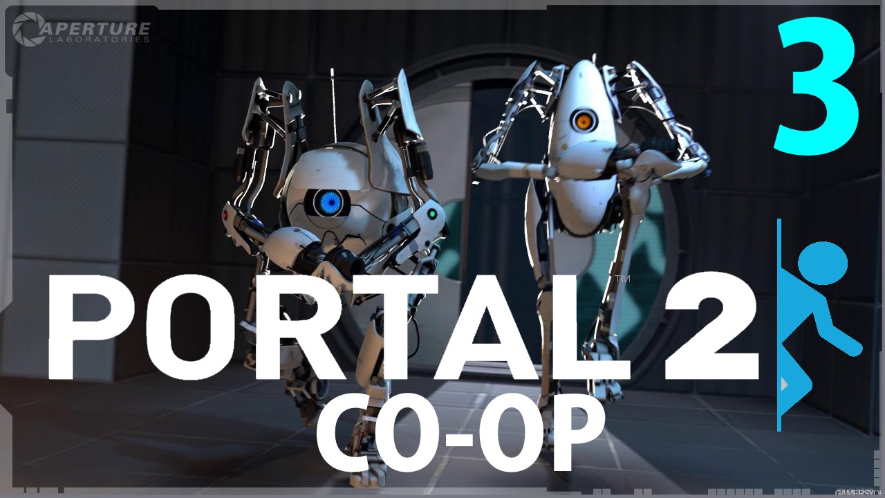Let's Play - Portal 2 Co-Op (Part 3) lets play a little game