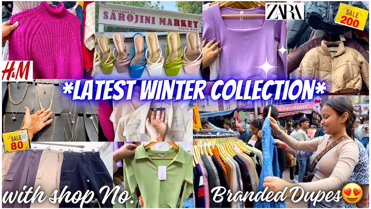 Sarojini Nagar Market Delhi|Latest December Collection 2023 with shop number #sarojininagar#youtube