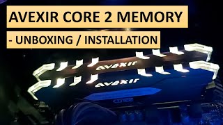 AVEXIR DDR4-3200 8GB メモリ 2枚セット RGB PCパーツ AVEXIR DDR4