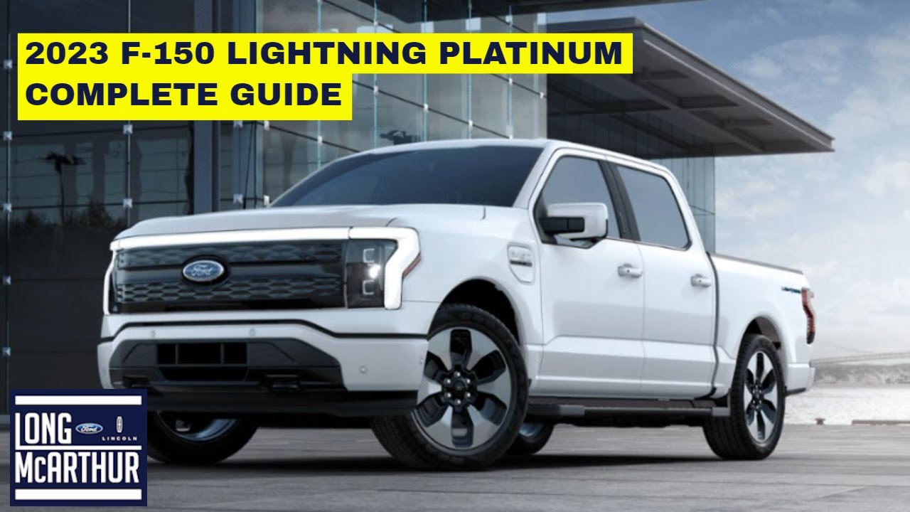 2023 FORD F150 LIGHTNING PLATINUM COMPLETE GUIDE YouTube