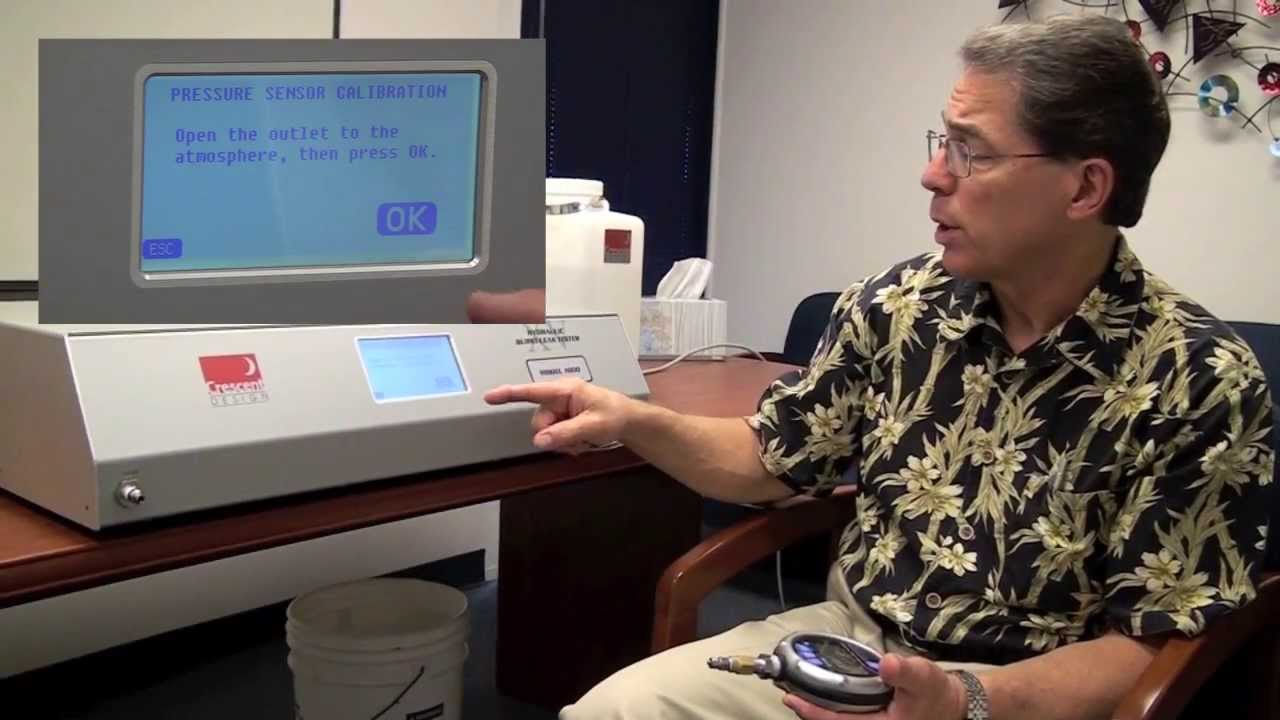 Hydraulic Burst Leak Tester Calibration YouTube