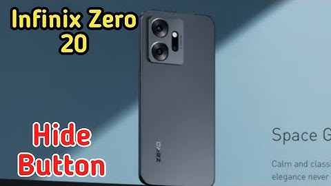 How To Hide Navigation Button In Infinix Zero 20 , Hide Back Button Setting In Infinix Zero 20 ,
