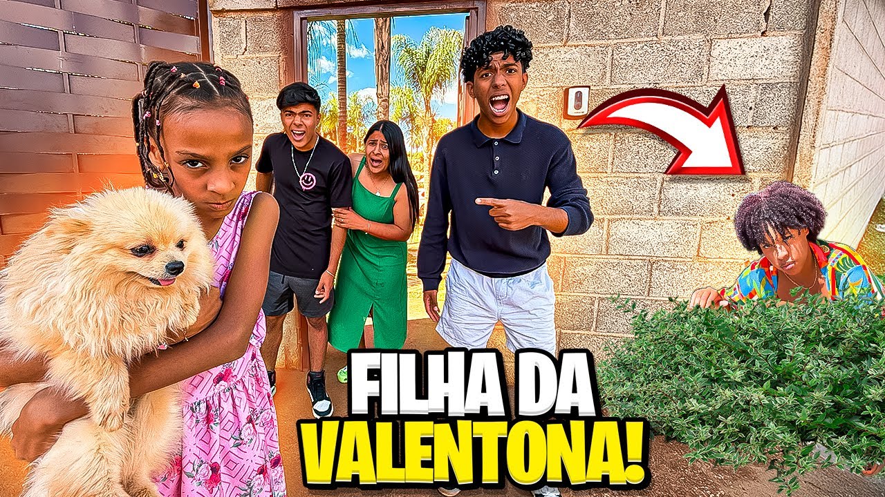 DESCOBRIMOS QUE A MENINA ABANDONADA É FILHA DA VALENTONA!! *ela pegou meu cachorro