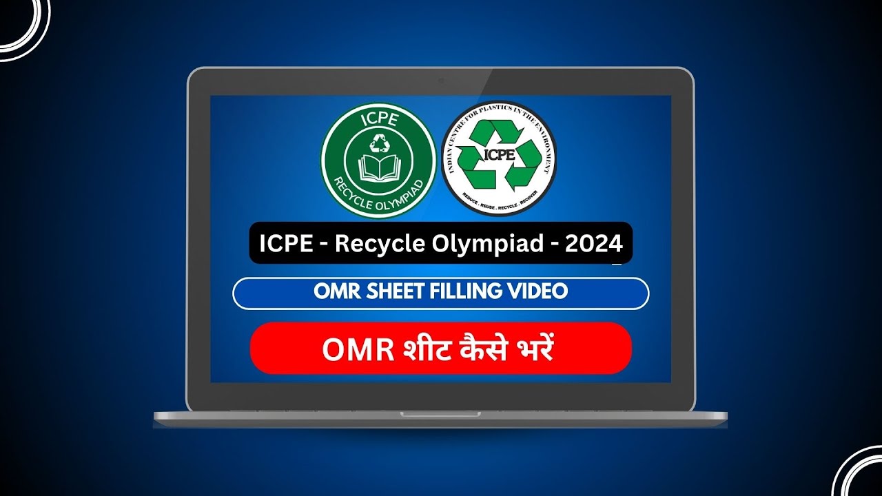 ICPE Recycle Olympiad - 2024 - How to Conduct the Exam