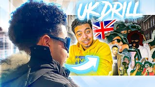 Reacting To My FIRST EVER UK DRILL VIDEO😱!!! (American Reacts)