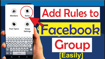 How to Add Rules to a Facebook Group - How to Add, Set, Edit, Create Rules in Facebook Group