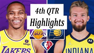 Los Angeles Lakers vs. Indiana Pacers Full Highlights 4th Quarter | NBA Season 2021-22
